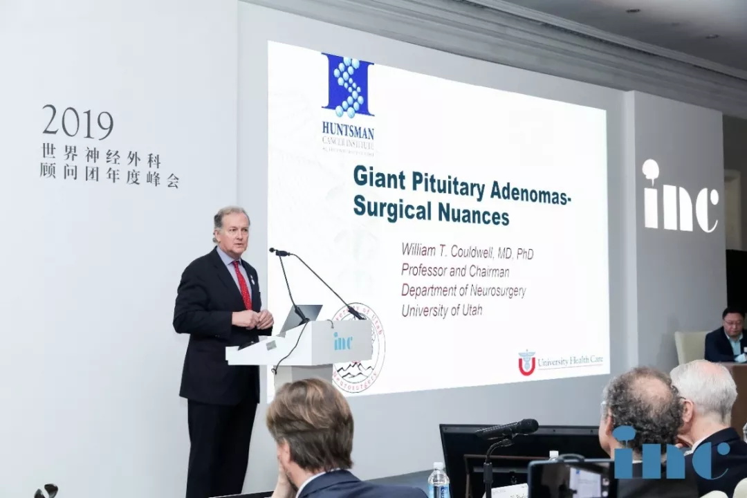 Couldwell教授演講中展示的部分較大垂體瘤