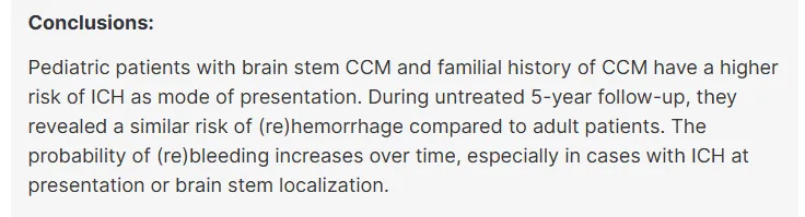 腦干出血的概率